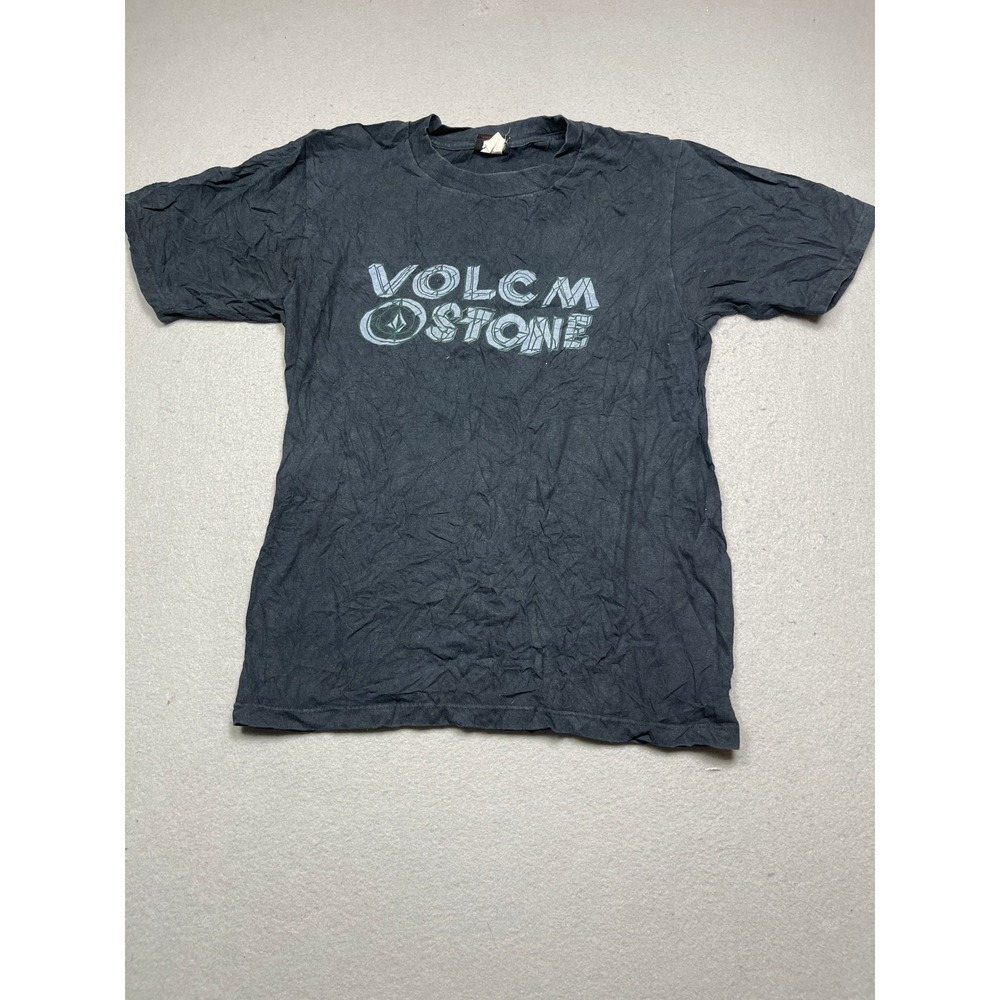 Volcom T Shirt 100% Cotton Black Graphic S Mens